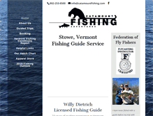 Tablet Screenshot of catamountfishing.com